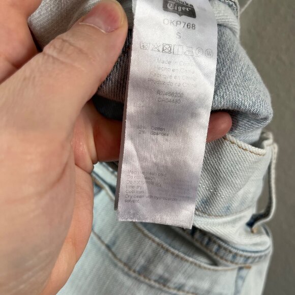 Onitsuka Tiger X Andrea Pompilio  Light Wash Cropped Jeans Size Small - Picture 13 of 15